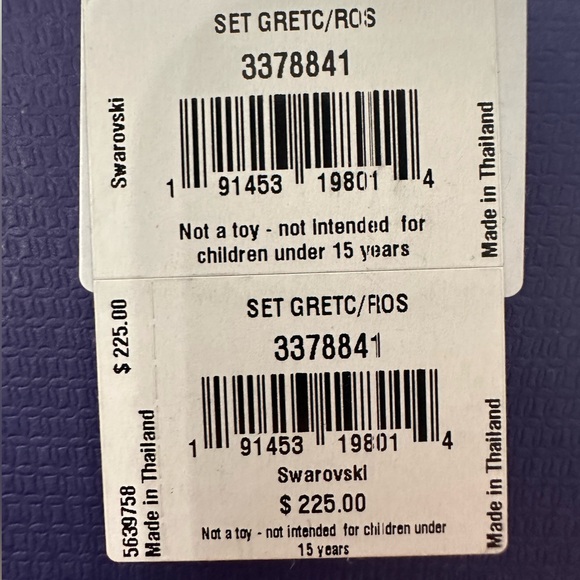 Swarovski necklace and earrings Set - Picture 4 of 5